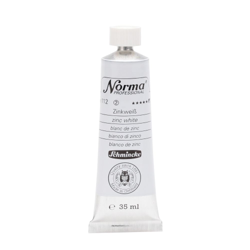 Norma oil paint 35 ml, zinc white (g.p. 1L= 315,71€)